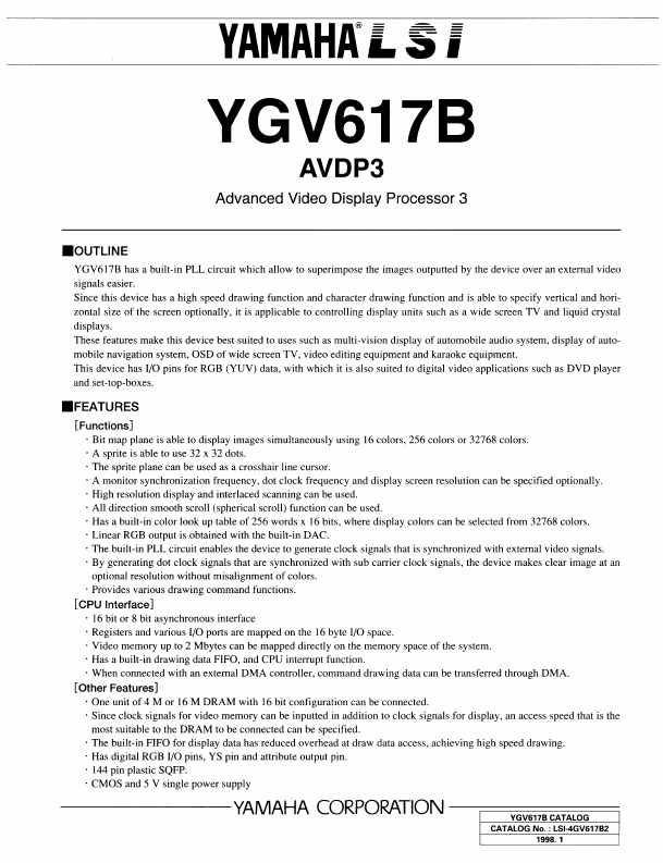 YGV617B