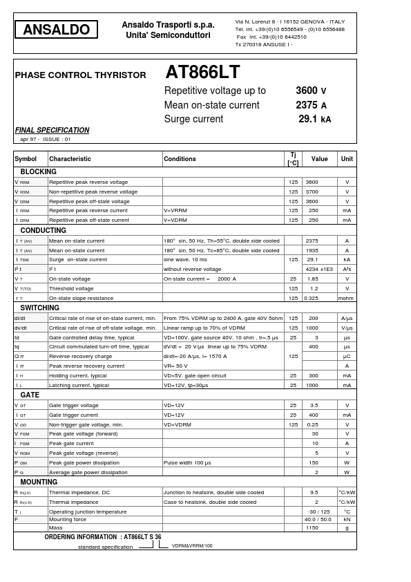 <?=AT866LTS36?> डेटा पत्रक पीडीएफ