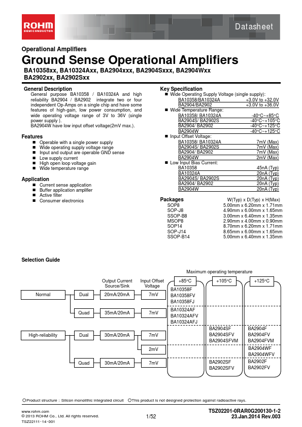 BA2904WFV Rohm