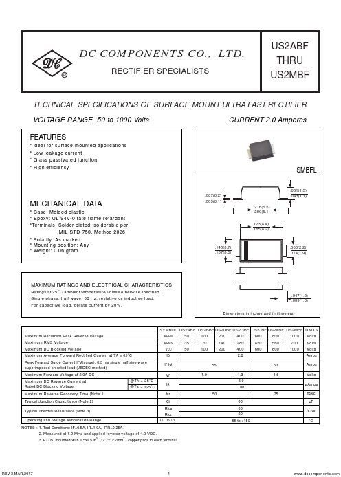 US2KBF DC COMPONENTS