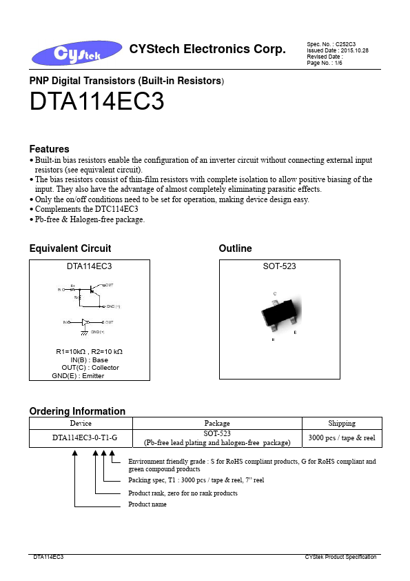DTA114EC3