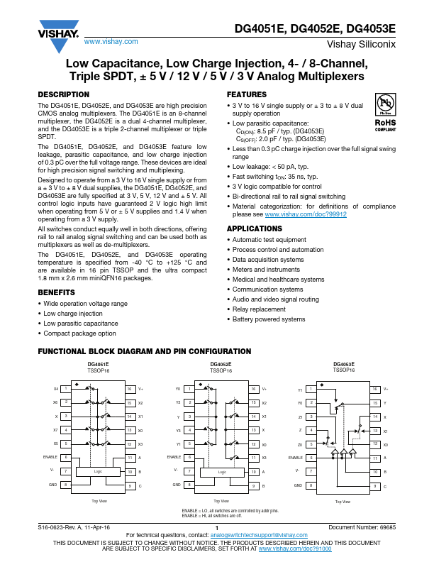 DG4052E Vishay