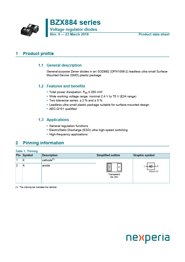 BZX884-B3V9 nexperia