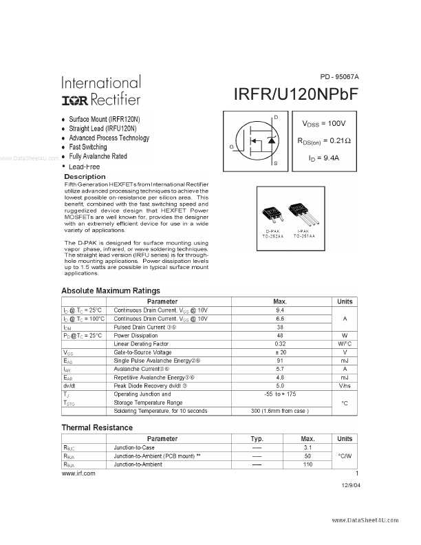 IRFU120NPBF