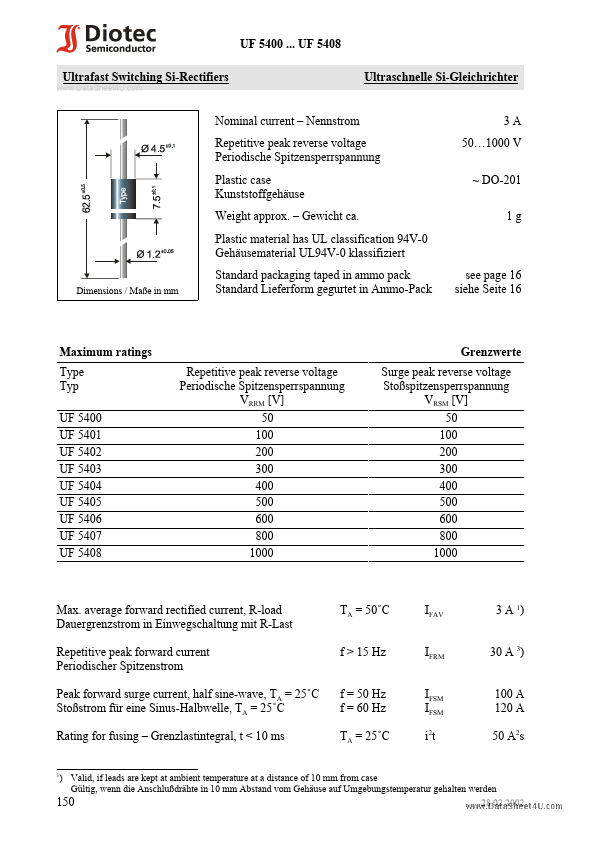UF5403 Diotec Semiconductor
