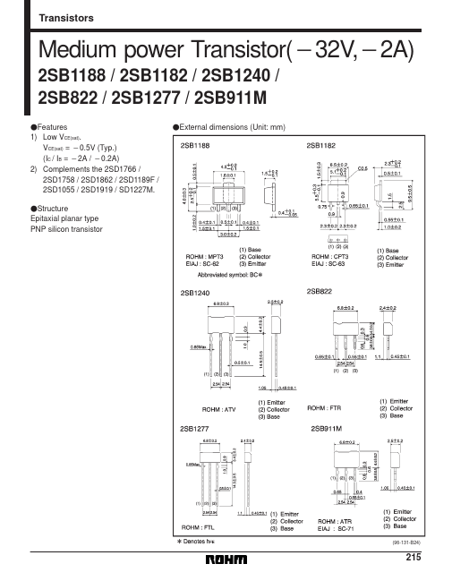 2SB822 Rohm