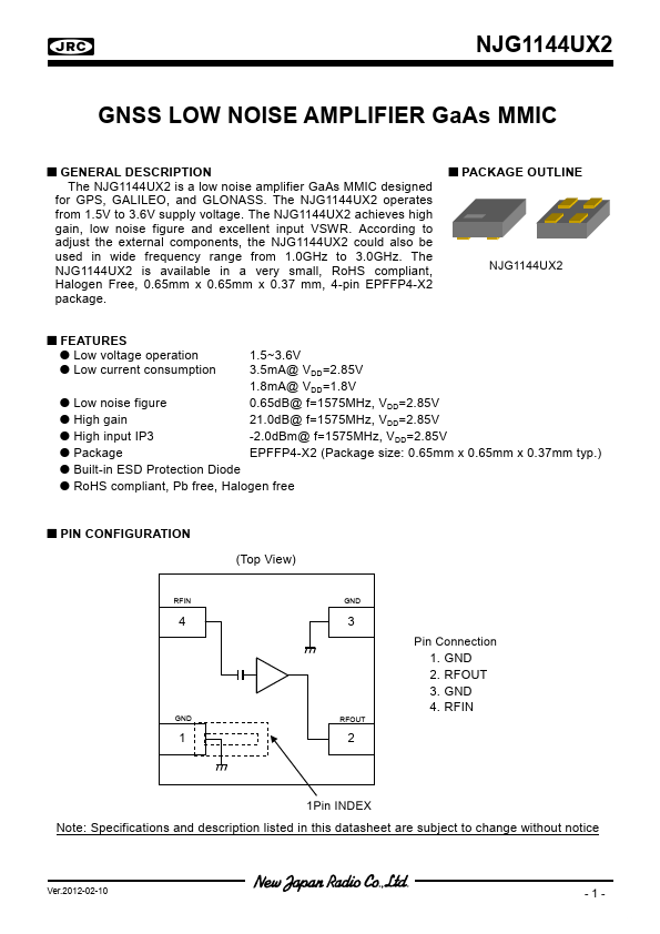 NJG1144UX2