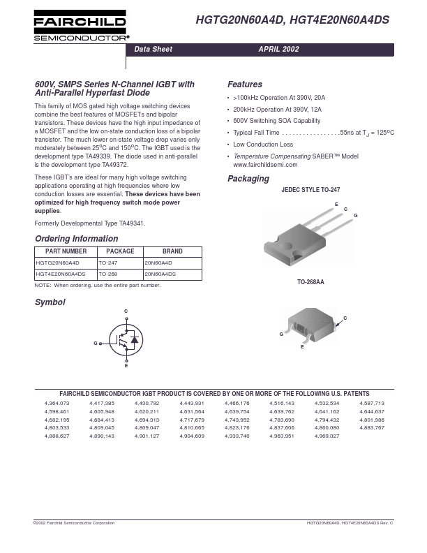 HGT4E20N60A4DS