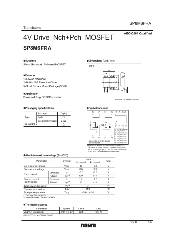 SP8M6FRA ROHM