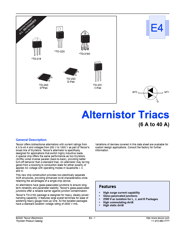 Q2025J6 Teccor Electronics