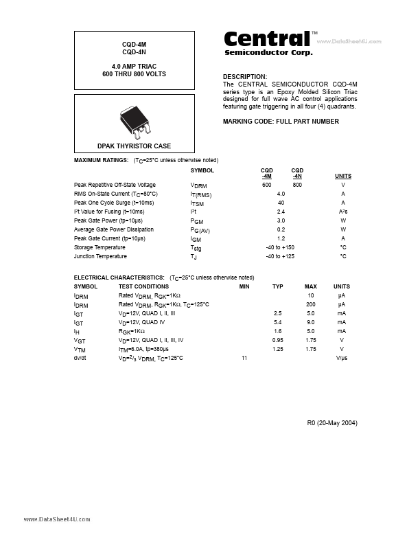 CQD-4M Central Semiconductor