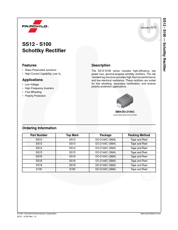 SS16 Fairchild Semiconductor