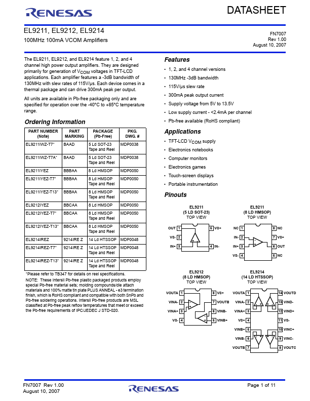 EL9214 Renesas