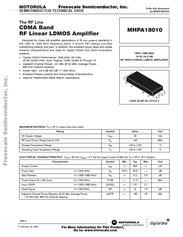 MHPA18010 Motorola