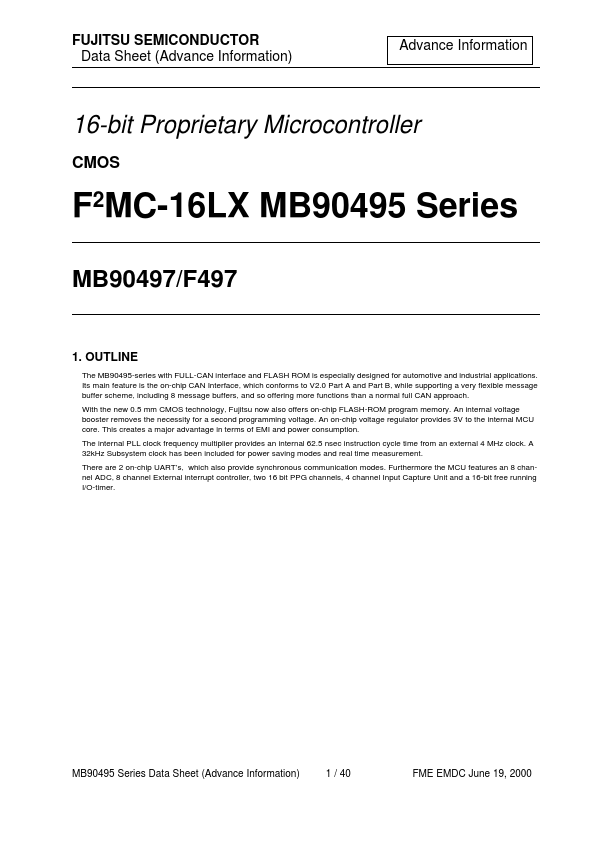 MB90495 Fujitsu Media Devices