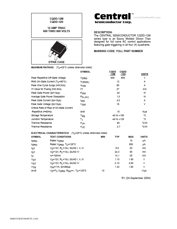 <?=CQDD-12N?> डेटा पत्रक पीडीएफ