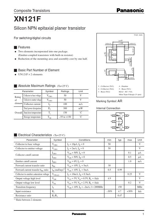 XN121F Panasonic Semiconductor