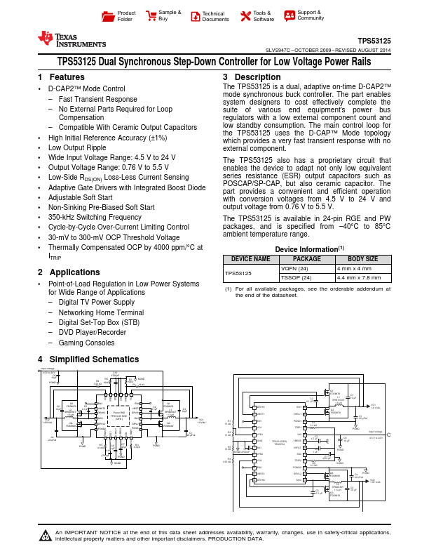 TPS53125 Texas Instruments