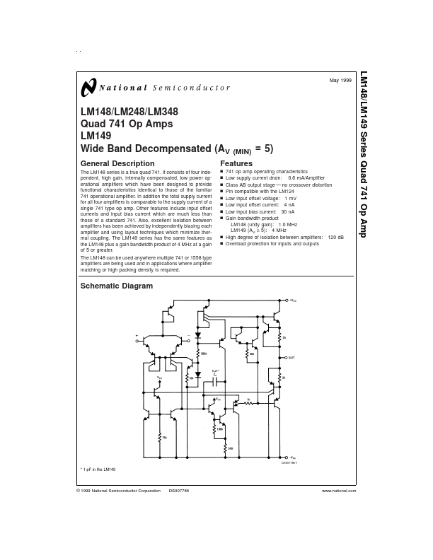 LM348 National Semiconductor