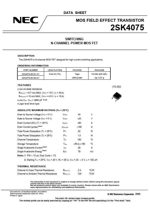 K4075 NEC