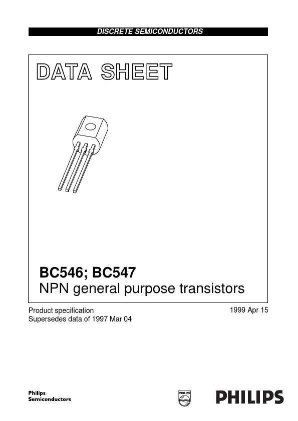 <?=BC546?> डेटा पत्रक पीडीएफ