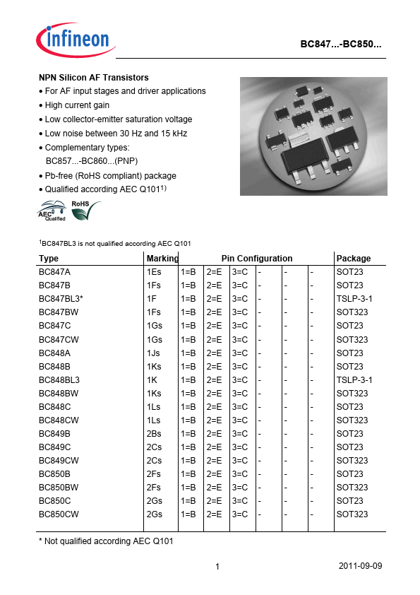 BC847B Infineon