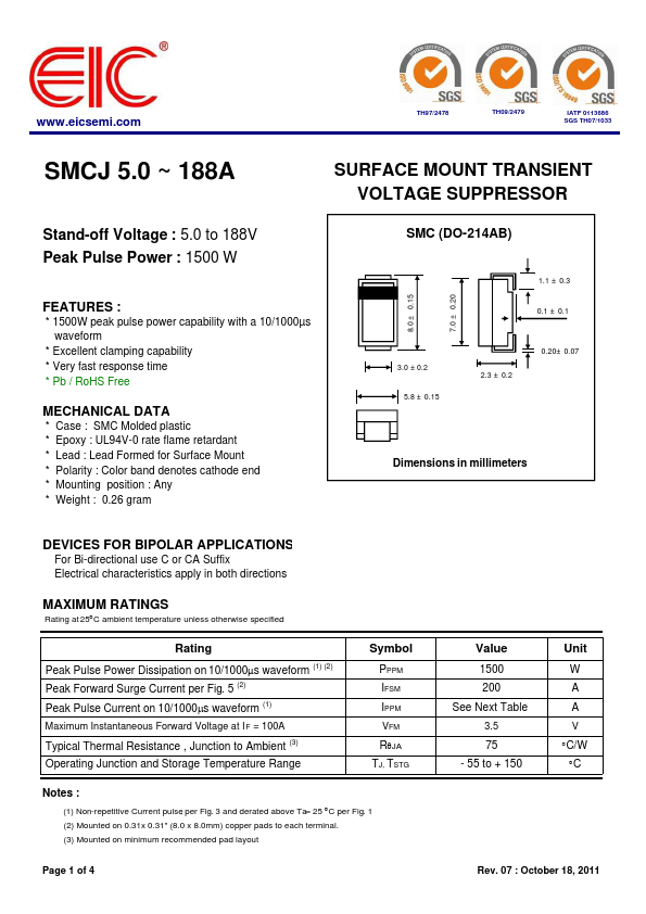 SMCJ85