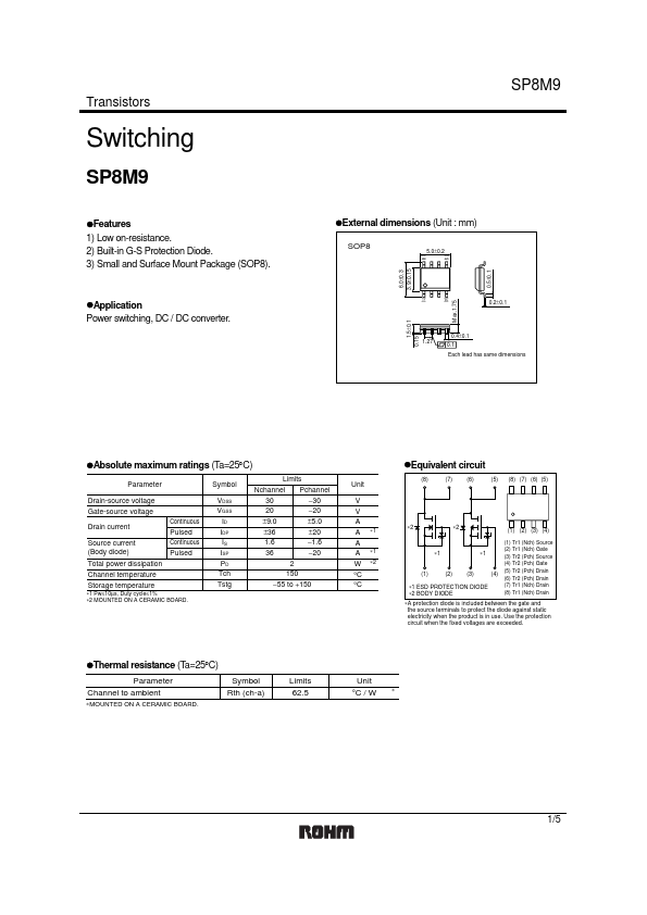 SP8M9 Rohm