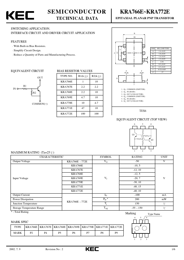 KRA770E Korea Electronics