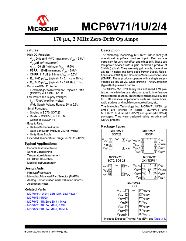 MCP6V71U