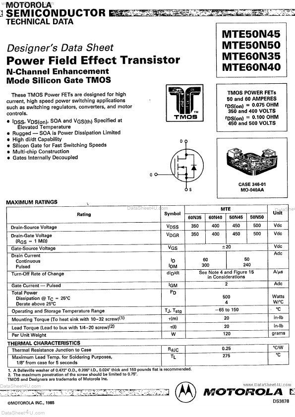 MTE50N45