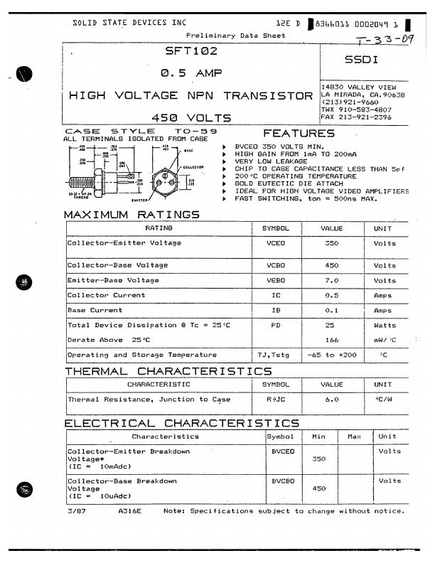 2N5014 ETC