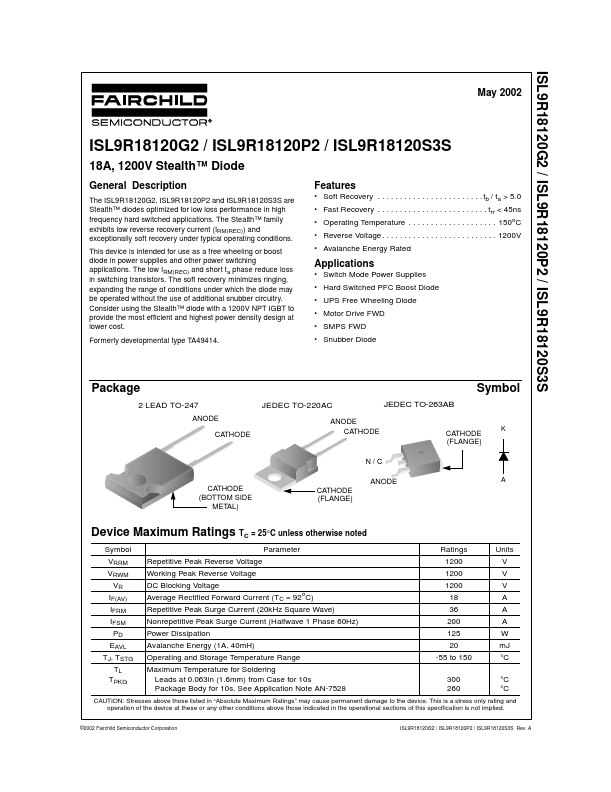 ISL9R18120P2