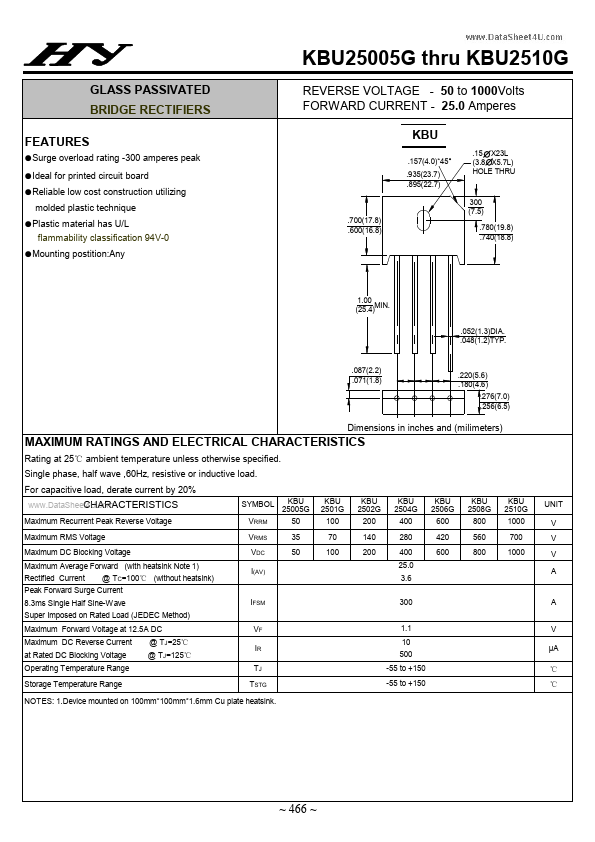 KBU2506G