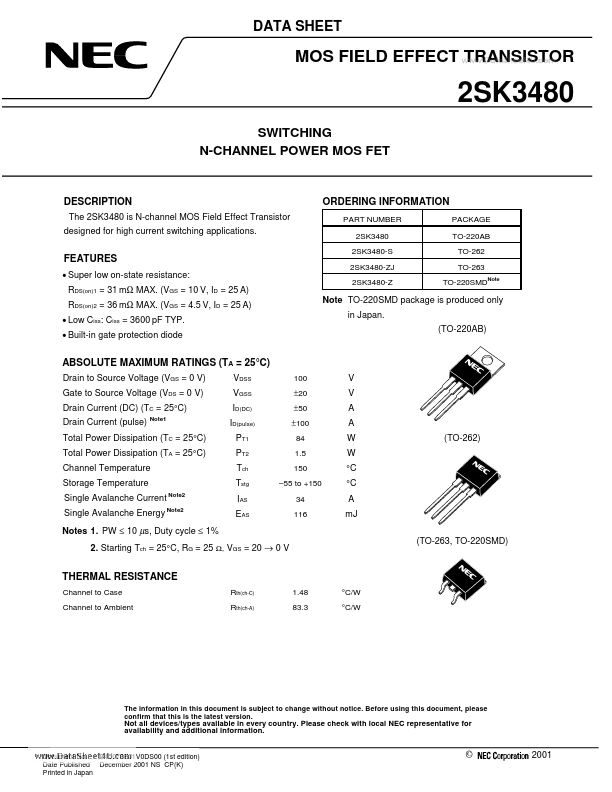 2SK3480