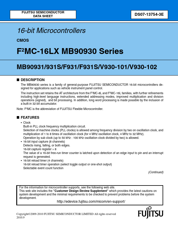 MB90931 Fujitsu Media Devices