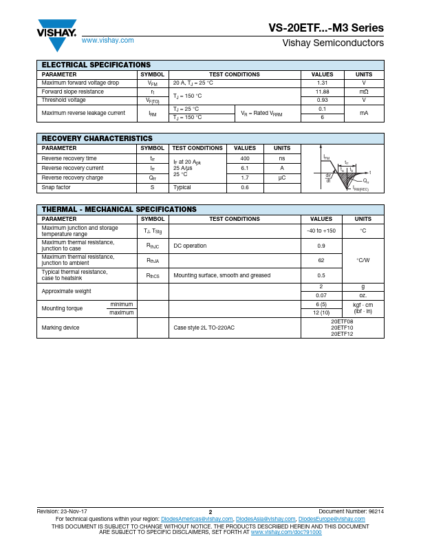 VS-20ETF08-M3