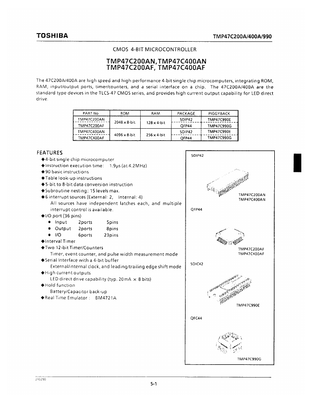 TMP47C400AF