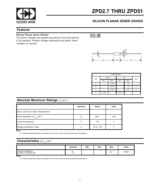 ZPD10 GOOD-ARK Electronics