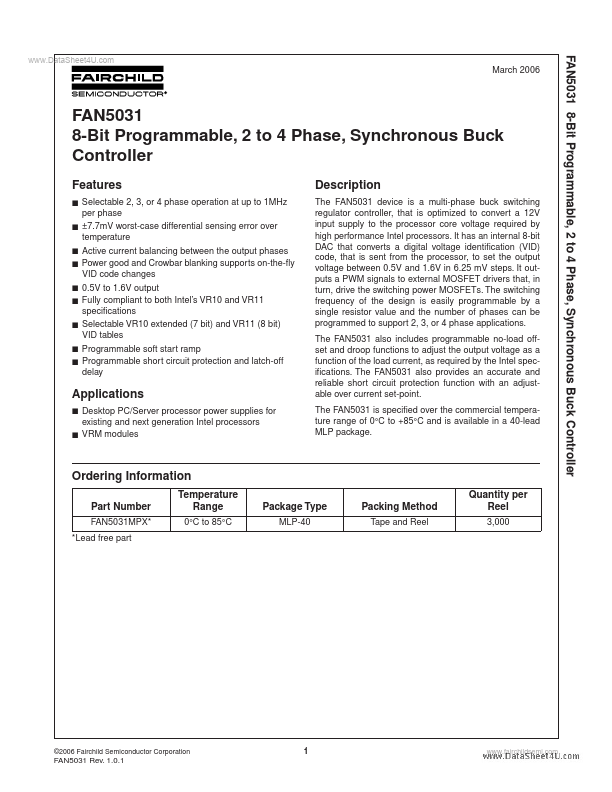 FAN5031 Fairchild Semiconductor