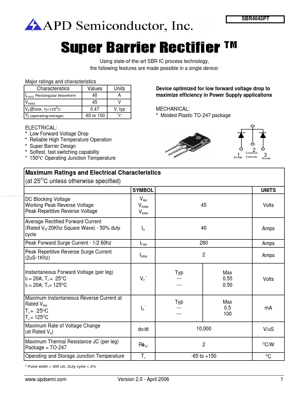 SBR4045PT