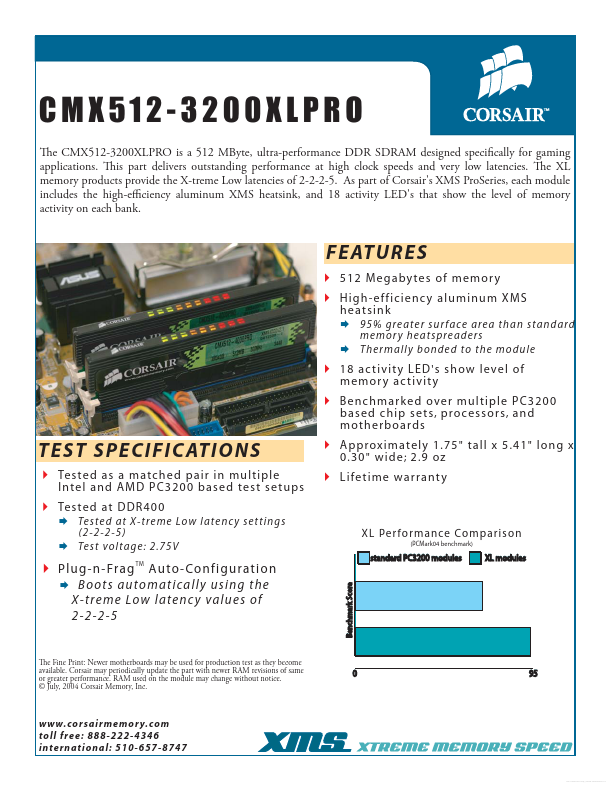 CMX512-3200XLPRO Corsair