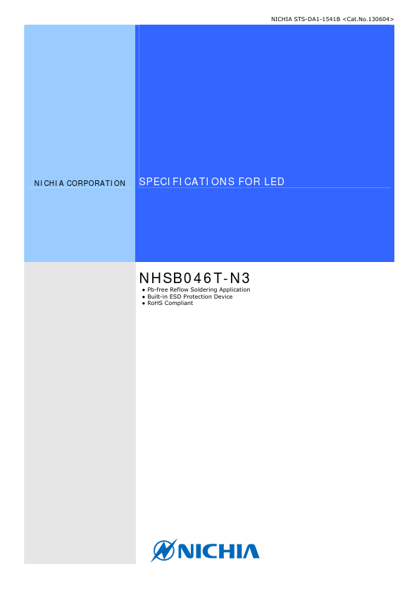 NHSB046T-N3 NICHIA CORPORATION