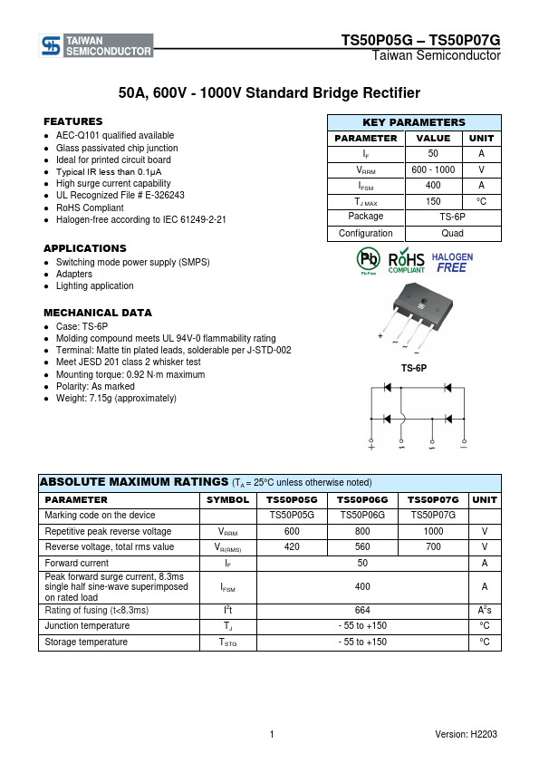 TS50P07G