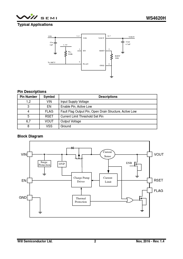 WS4620H