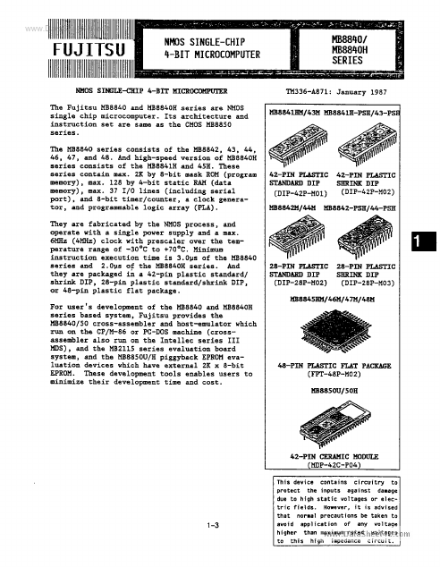 MB8847 Fujitsu