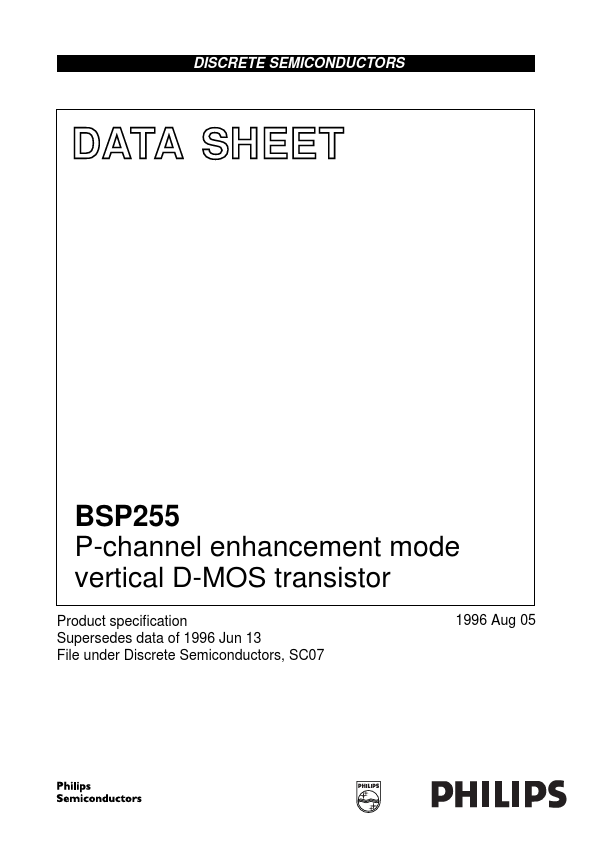 <?=BSP255?> डेटा पत्रक पीडीएफ