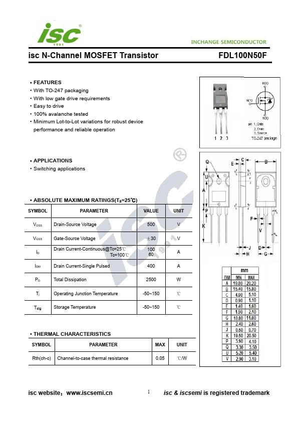 FDL100N50F