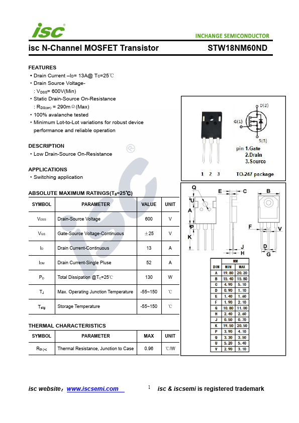 <?=STW18NM60ND?> डेटा पत्रक पीडीएफ