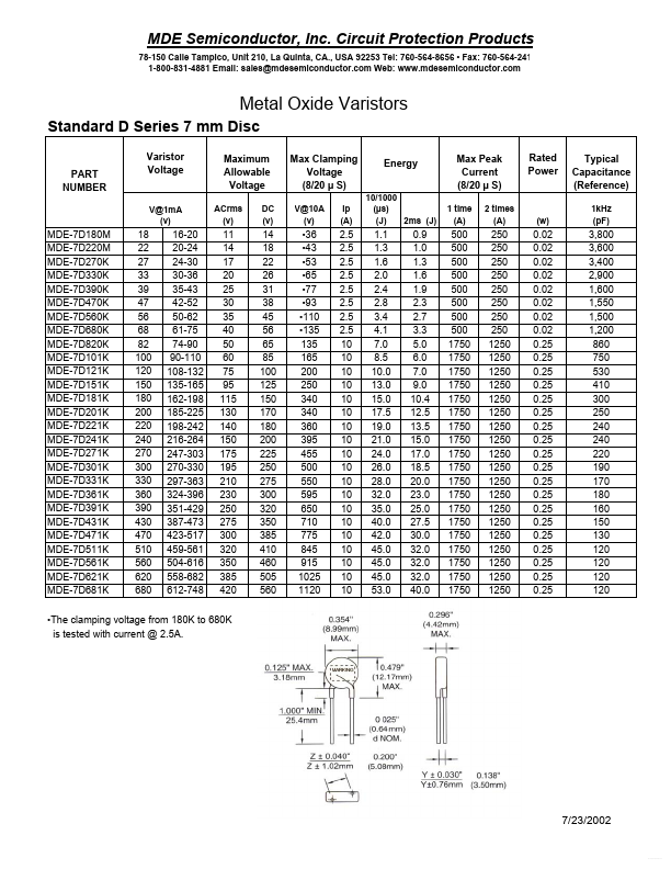 MDE-7D391K